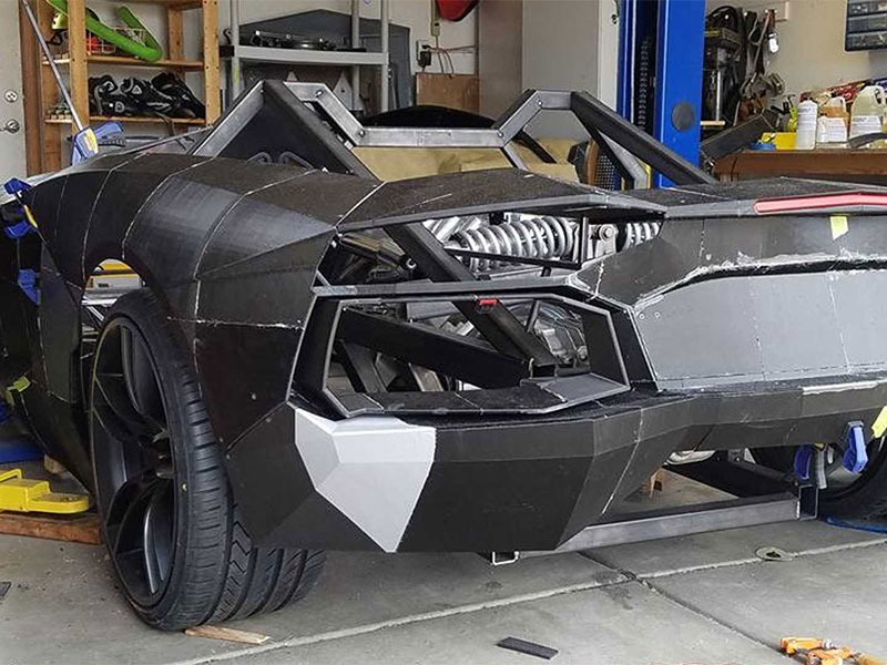 فيديو لا يصدق...  نسخة من لامبورجيني بـ 20 ألف دولار فقط